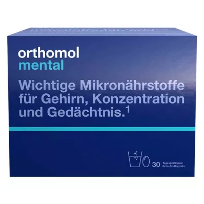 ORTHOMOL mentálne granule/kapsuly 30 dní v kombinácii, 30 ks ORTHOMOL mentálne granule/kapsuly 30 dní v kombinácii, 30 ks
