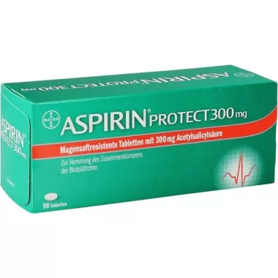 ASPIRIN Protect 300 mg entericky obalené tablety, 98 ks