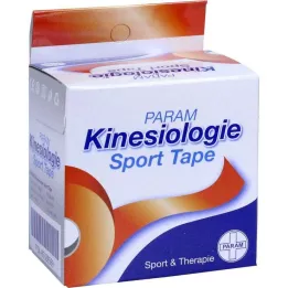 KINESIOLOGIE Športová páska 5 cmx5 m červená, 1 ks