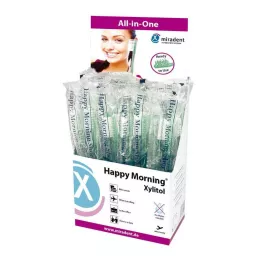 MIRADENT Happy Morning Xylitol jednorazová zubná kefka, 50 ks