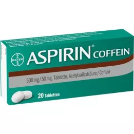 ASPIRIN Kofeínové tablety, 20 ks