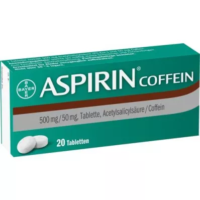 ASPIRIN Kofeínové tablety, 20 ks