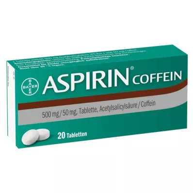 ASPIRIN Kofeínové tablety, 20 ks