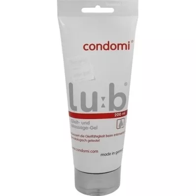 CONDOMI Lubrikačný a masážny gél, 200 ml