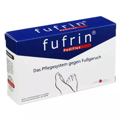 FUFRIN Systém starostlivosti PediFlex ponožka + masť veľkosť 43-46, 2x5 g FUFRIN Systém starostlivosti PediFlex ponožka + masť veľkosť 43-46, 2x5 g