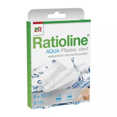 RATIOLINE aqua Sprchová omietka Plus 8x10 cm sterilná, 5 ks RATIOLINE aqua Sprchová omietka Plus 8x10 cm sterilná, 5 ks