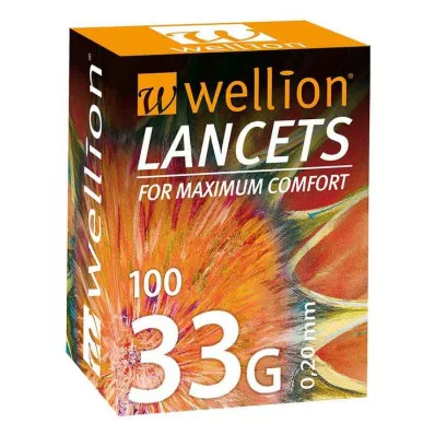 WELLION Lancety 33 G, 100 ks