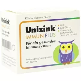 UNIZINK Kapsule Immune Plus, 1X60 kapsúl