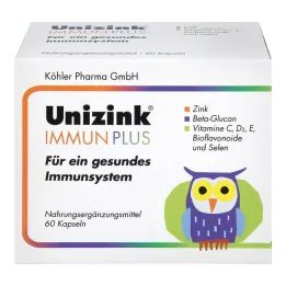 UNIZINK Kapsule Immune Plus, 1X60 kapsúl