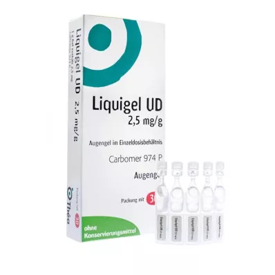 LIQUIGEL UD 2,5 mg/g jednodávkový očný gél, 30X0,5 g