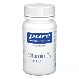 PURE ENCAPSULATIONS Vitamín D3 1000 I.U. Kapsule, 60 kapsúl