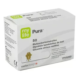 MYLIFE Pura glukózové testovacie prúžky, 50 ks