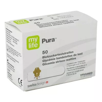MYLIFE Pura glukózové testovacie prúžky, 50 ks MYLIFE Pura glukózové testovacie prúžky, 50 ks