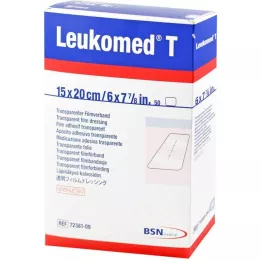 LEUKOMED Transparentné sterilné náplasti 15x20 cm, 50 ks