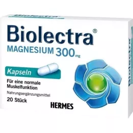 BIOLECTRA Magnézium 300 mg kapsuly, 20 ks