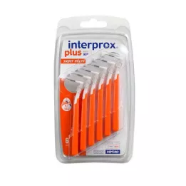 INTERPROX plus super mikro oranžové medzizubné kotúčiky, 6 ks