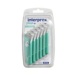 INTERPROX plus mikro zelená medzizubná kefka, 6 ks