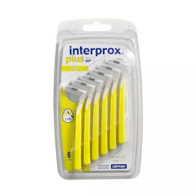 INTERPROX plus mini žltá medzizubná kefka, 6 ks INTERPROX plus mini žltá medzizubná kefka, 6 ks