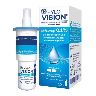 HYLO-VISION SafeDrop 0,1 % očné kvapky, 10 ml HYLO-VISION SafeDrop 0,1 % očné kvapky, 10 ml