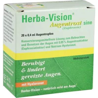 HERBA-VISION Očné kvapky Eyebright sine, 20X0,4 ml