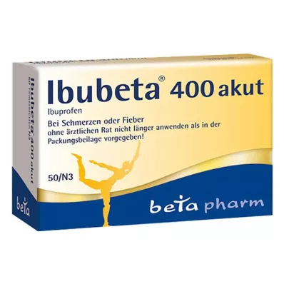 IBUBETA 400 akútnych filmom obalených tabliet, 50 ks IBUBETA 400 akútnych filmom obalených tabliet, 50 ks