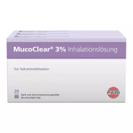 MUCOCLEAR 3% roztok NaCl na inhaláciu, 60X4 ml