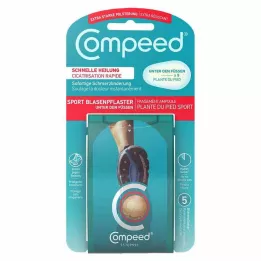 COMPEED Náplasti na pľuzgiere pod nohami, 5 ks