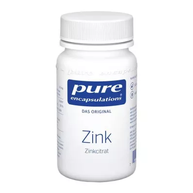 PURE ENCAPSULATIONS Zinok Citrát zinočnatý kapsuly, 60 kapsúl