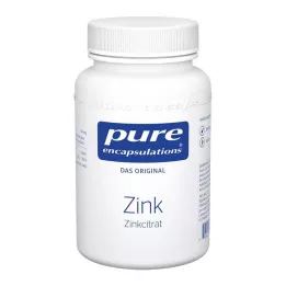 PURE ENCAPSULATIONS Zinok Citrát zinočnatý, 180 kapsúl