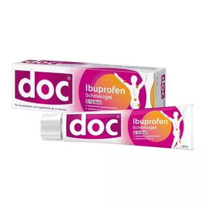 DOC IBUPROFEN Gél proti bolesti 5%, 100 g