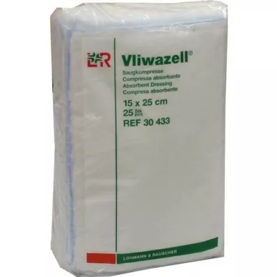 VLIWAZELL Absorpčné podložky nesterilné 15x25 cm, 25 ks