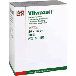 VLIWAZELL Odsávacie kompresy sterilné 20x25 cm, 30 ks