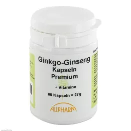 GINKGO+GINSENG Premium Capsules, 60 kapsúl