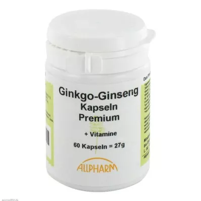 GINKGO+GINSENG Premium Capsules, 60 kapsúl GINKGO+GINSENG Premium Capsules, 60 kapsúl