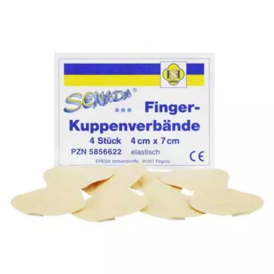 SENADA Obväz na prsty 4x7 cm, 4 ks SENADA Obväz na prsty 4x7 cm, 4 ks