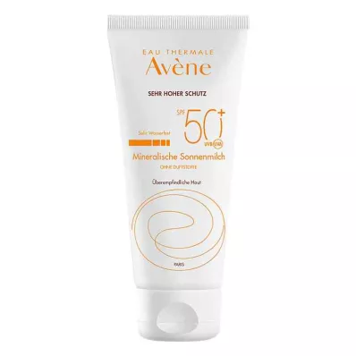 AVENE Slnečné mlieko SPF 50+ minerálne, 100 ml