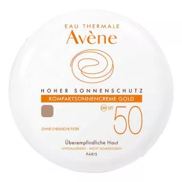 AVENE Kompaktný krém na opaľovanie SPF 50 zlatých, 10 g