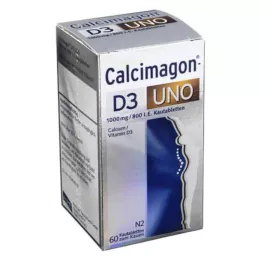 CALCIMAGON D3 Uno žuvacie tablety, 60 kapsúl