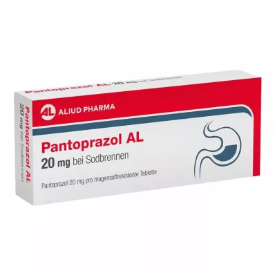 Pantoprazol AL 20 mg na pálenie záhy, 7 ks