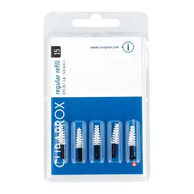 CURAPROX CPS 15 medzizubných vrtákov 1,8-5 mm, 5 ks CURAPROX CPS 15 medzizubných vrtákov 1,8-5 mm, 5 ks