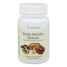 REISHI-MAITAKE-Kapsule Shitake vhodné pre zdravé bunky, 60 ks