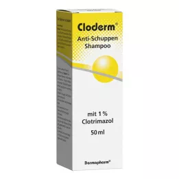 CLODERM Šampón proti lupinám, 50 ml
