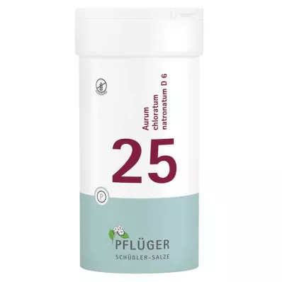 Biochemistry Pflueger 25 Aurum chloratum sodium D 6 tabliet, 400 ks
