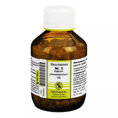 BIOCHEMIE 5 Potassium phosphoricum D 6 tabliet, 400 kapsúl