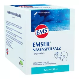 EMSER Fyziologická soľ na výplach nosa Btl., 100 ks