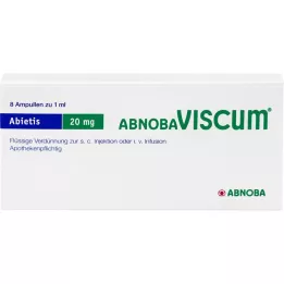 ABNOBAVISCUM Abietis 20 mg ampulky, 8 ks