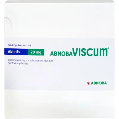 ABNOBAVISCUM Abietis 20 mg ampulky, 48 ks