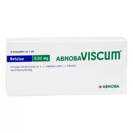 ABNOBAVISCUM Betulae 0,02 mg ampulky, 8 ks