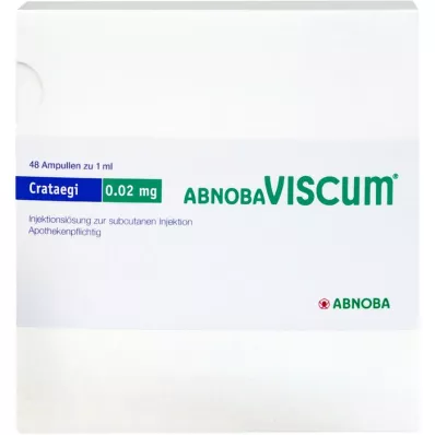 ABNOBAVISCUM Crataegi 0,02 mg ampulky, 48 ks