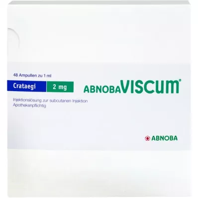 ABNOBAVISCUM Crataegi 2 mg ampulky, 48 ks